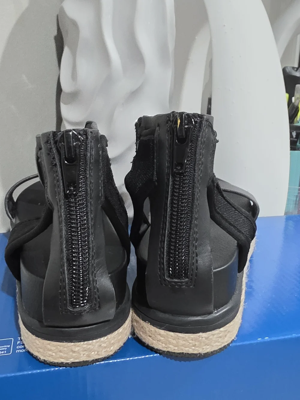 Limelight Black Platform Espadrille Sandals